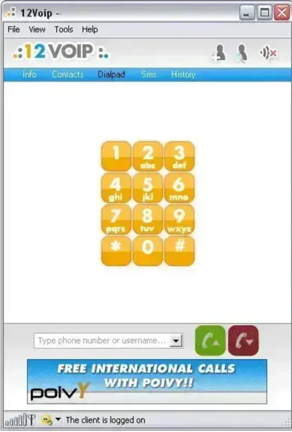 12voip - Free VOIP