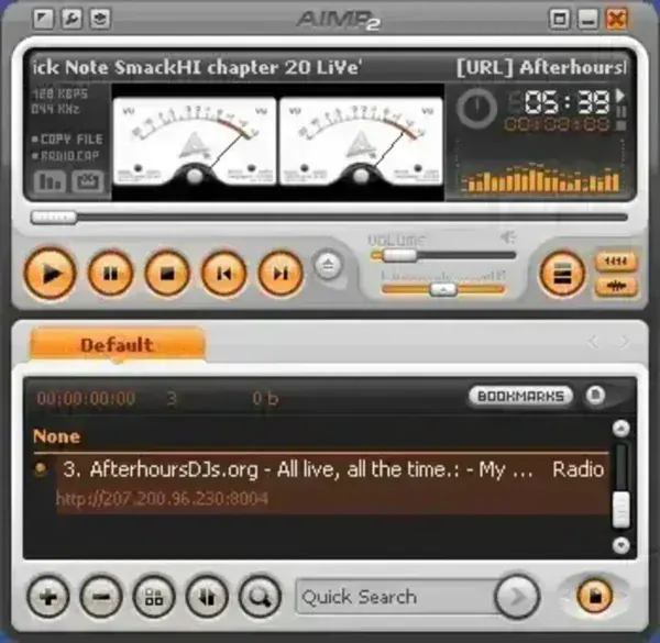 AIMP2 - Free Mp3 Audio and Streaming Internet Radio Player