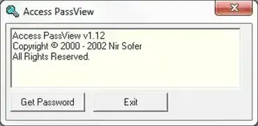 Access Passview - mdb Password Recovery