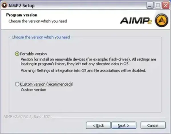 AIMP2 Install Portable Version