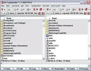 Alt Commander - A Freeware File Manager