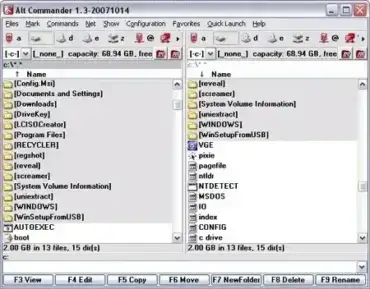 Alt Commander - A Freeware File Manager