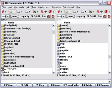 Alt Commander - A Freeware File Manager