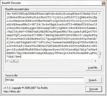 Base64 Decoder
