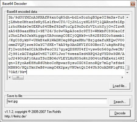 Base64 Decoder