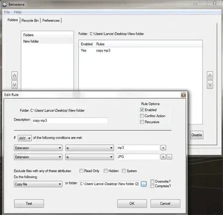 Belevedre - Automated File Manager