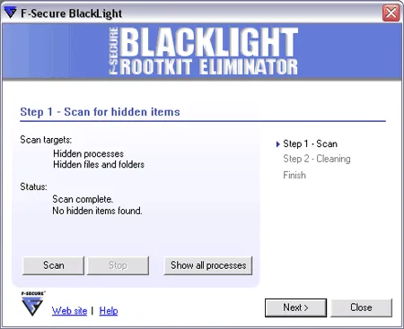 BlackLight - RootKit Remover