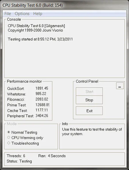CPU Stability Test - Processor Torture Testing - CPU Benchmark