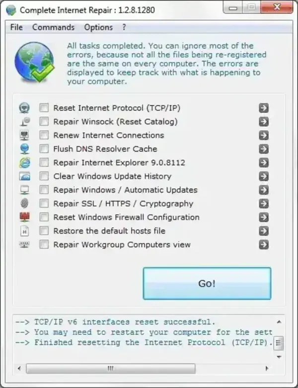 Complete Internet Repair