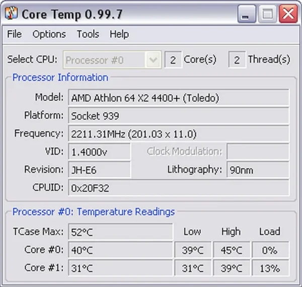 Core Temp Portable