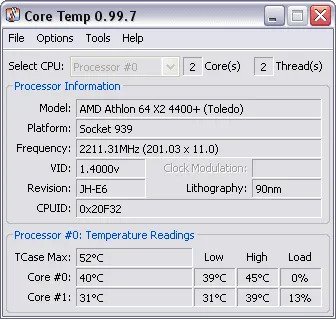 Core Temp Core Temp