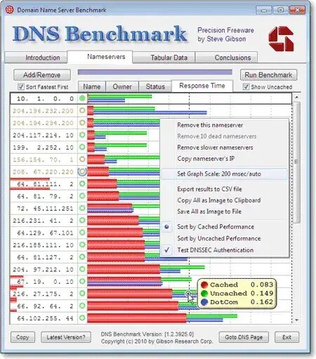 DNSBenchmark - Nameserver Testing Tool