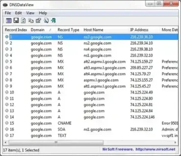 DNSDataView - DNS Lookup