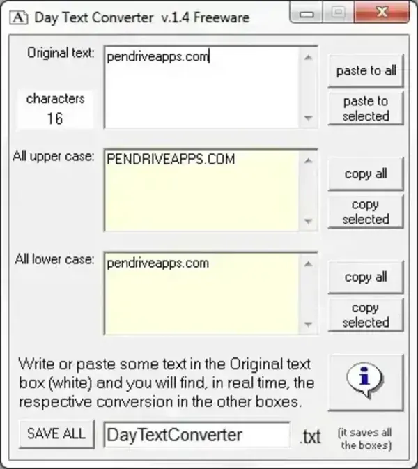 Day Text Converter Day Text Converter