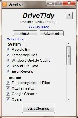 Disk Cleaner - Drive Tidy