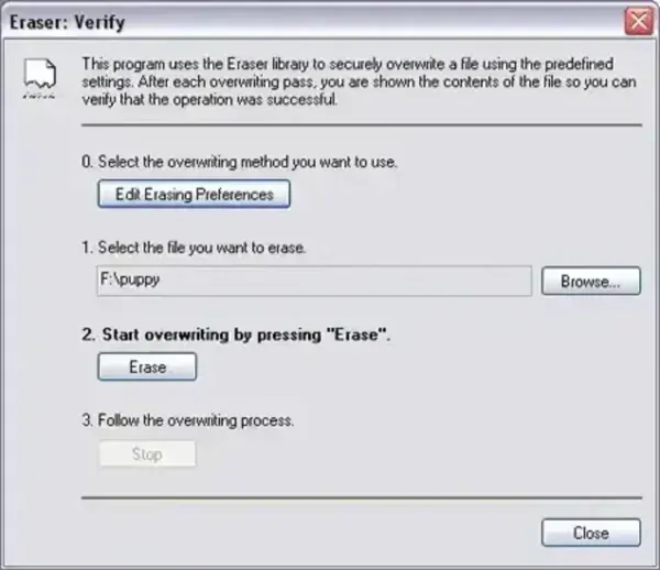 Eraser - File Eraser