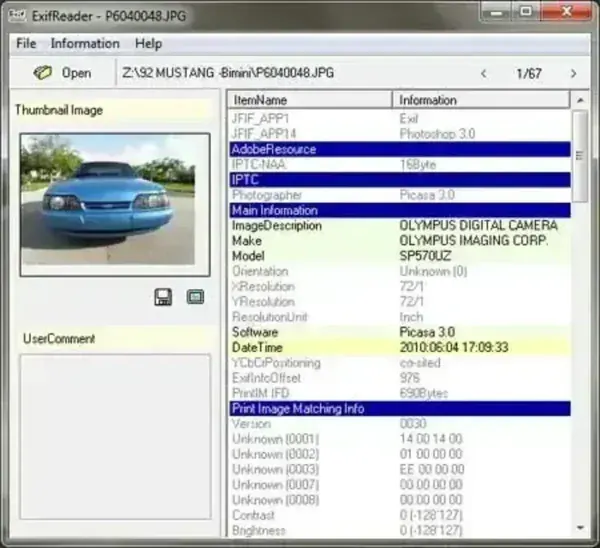Exif Reader 1 Exif Reader