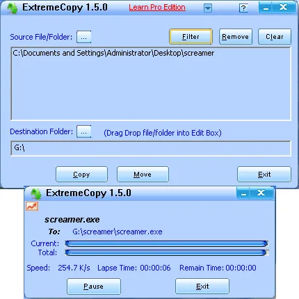 ExtremeCopy - Fast File and Folder Copier