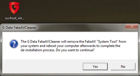 FakeAVCleaner - System Tool Remover