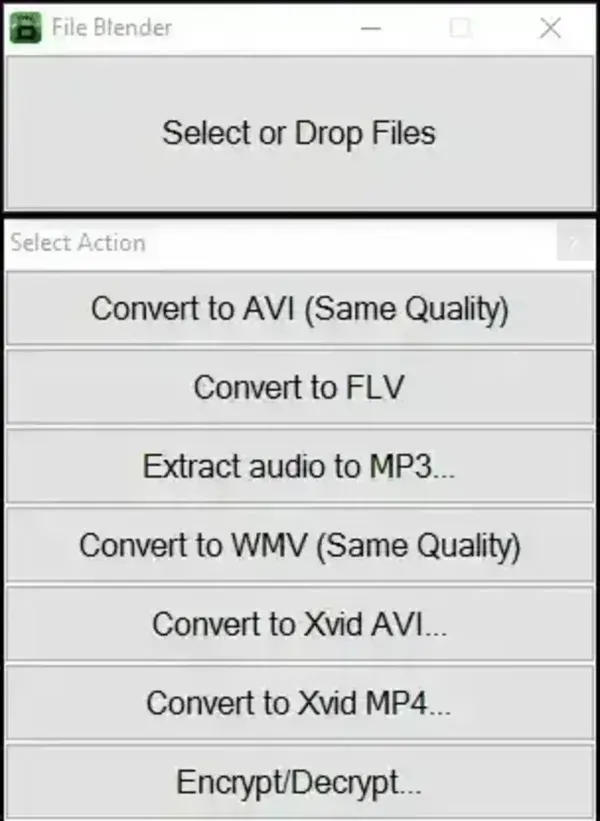 File Blender: Portable Free Media Converter 1 File Blender Free Media Converter