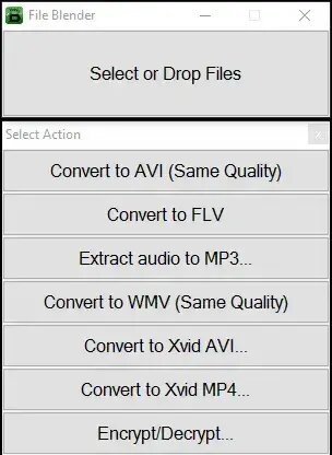 File Blender Free Media Converter