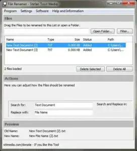 File Renamer - Rename Multiple Files at Once