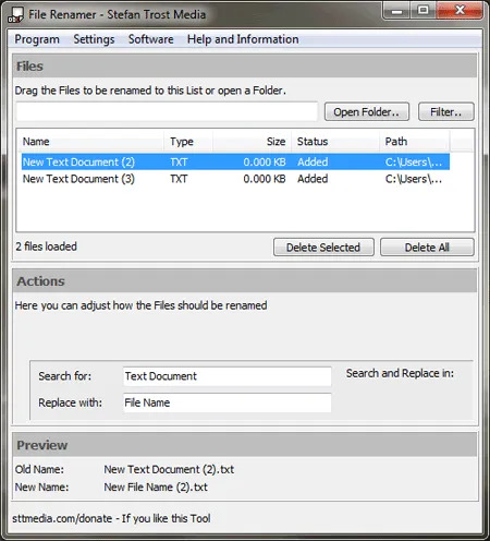 File Renamer - Rename Multiple Files at Once