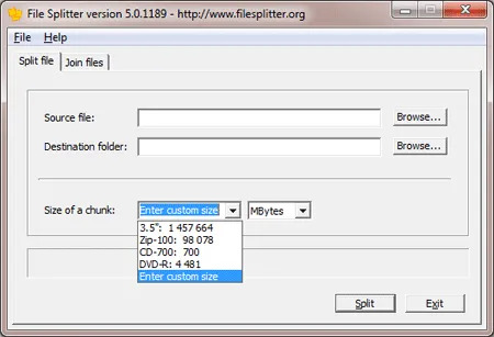 File Splitter File Splitter