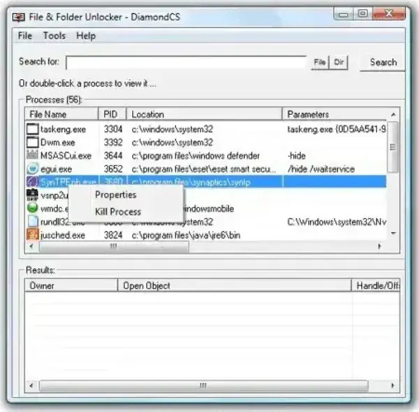 File and Folder Unlocker - Unlock file in use