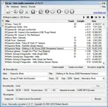 Freac Free Audio Converter Encoder