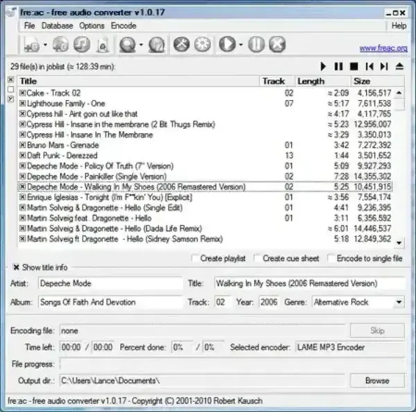 Freac Free Audio Converter Encoder