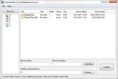 Free Undelete - Recover Deleted Files Free Undelete - Recover Deleted Files
