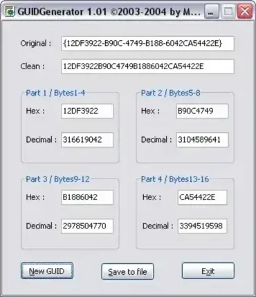 GUID Generator