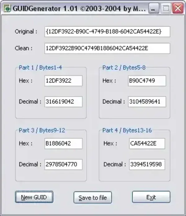 GUID Generator - Create GUID