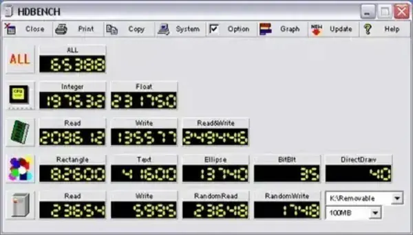 HDBench - Free Benchmark Software Utility HDBench - Free Benchmark Software Utility