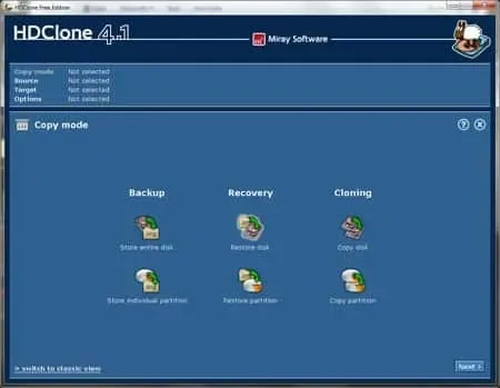 HDClone - USB disk cloning software