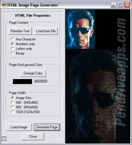 Text to Image - HTML Imager