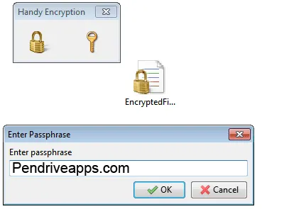 Handy Encryption - Free Portable File Encryptor