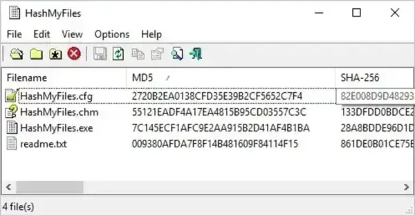 HashMyFiles - Checksum Calculator 1 checksum calculator - HashMyFiles