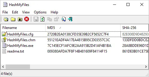 hashmyfiles checksum calculator