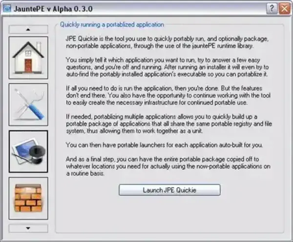 JauntePE - Portable Application Maker JauntePE - Portable Application Maker