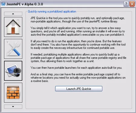 JauntePE - Portable Application Maker