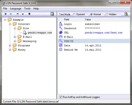 LSN Password Safe