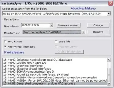 Mac Makeup - Change MAC Address
