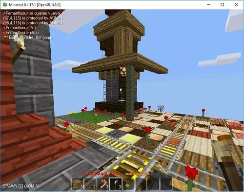 Minetest - A Free Minecraft like game can be run from a flash drive