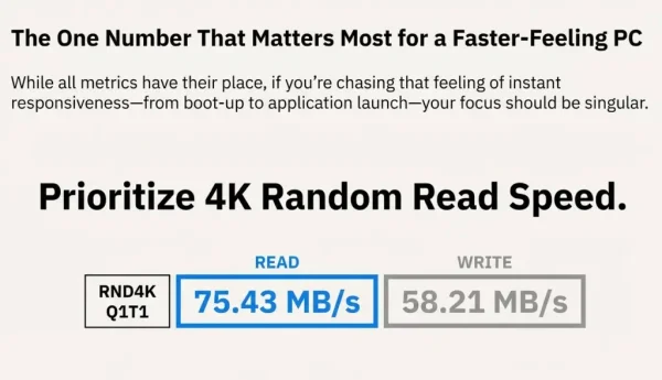 Most Important Transfer Speed Metric 4K Random Speed