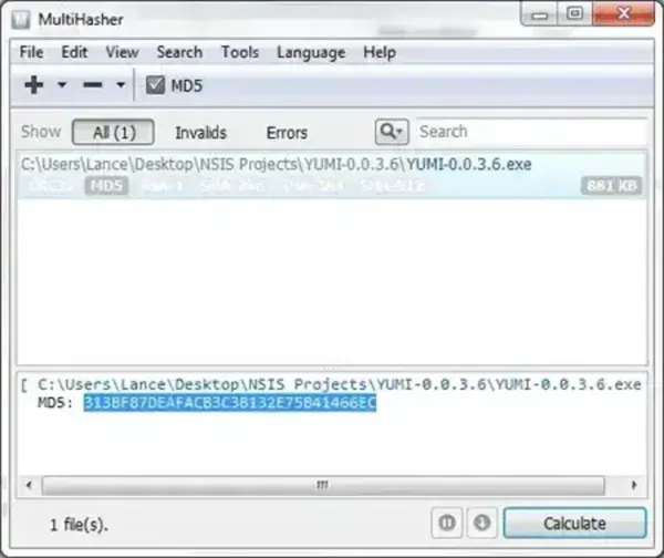 MultiHasher - Checksum Calculator
