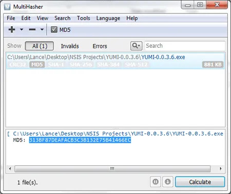 MultiHasher - Checksum Calculator