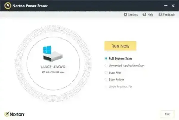 Norton Power Eraser - Free Malware Remover