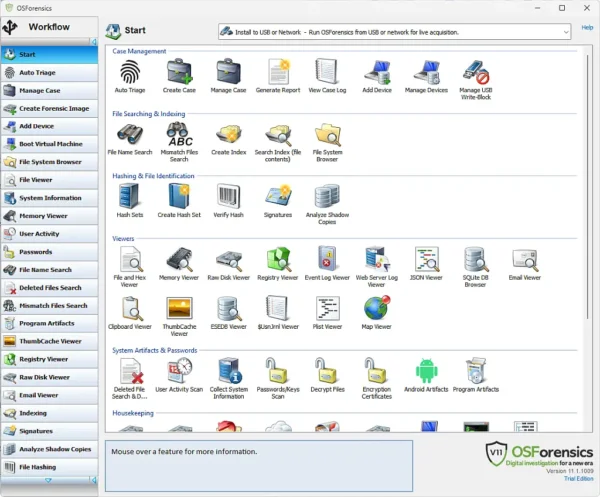 OSForensics Free Portable Forensic Toolkit